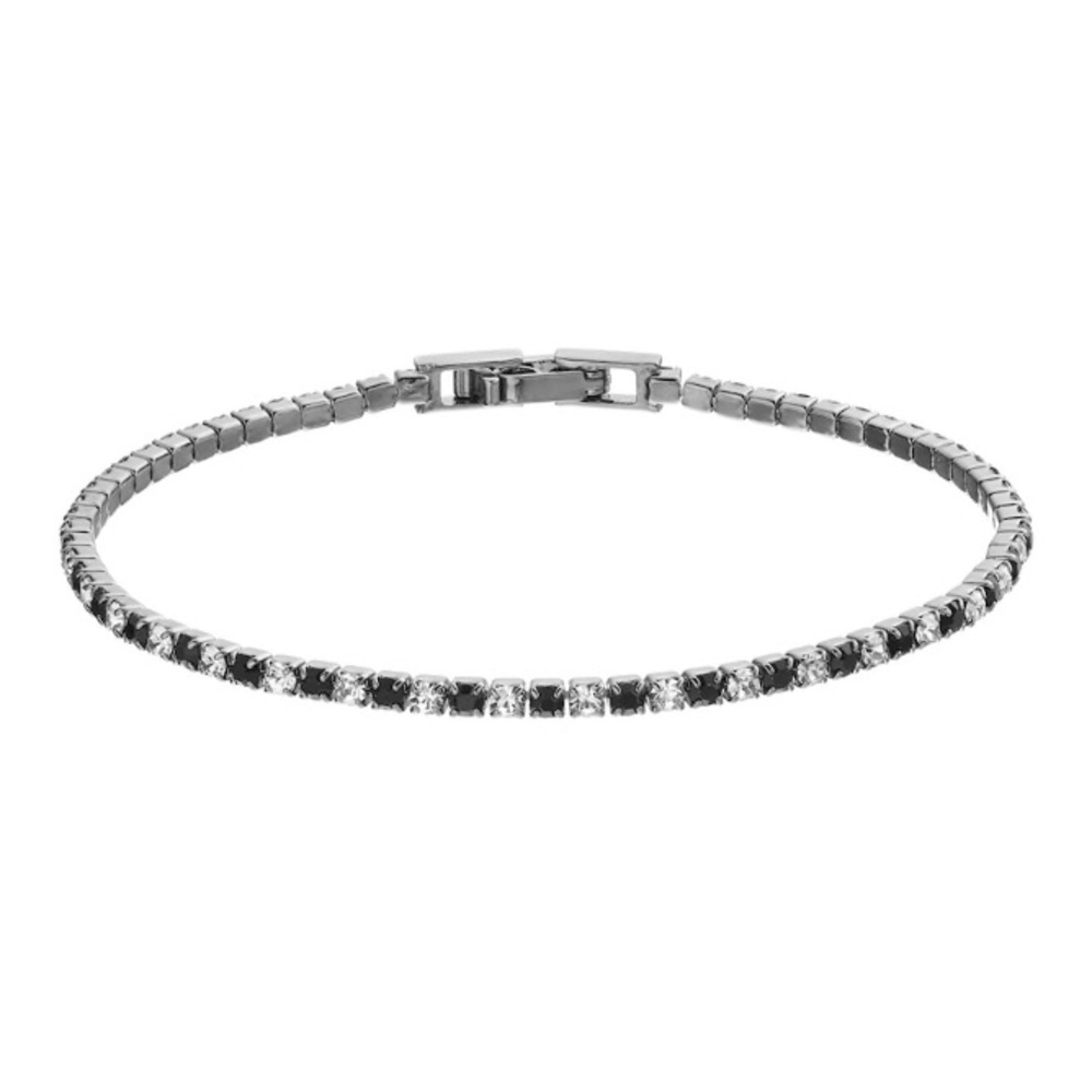Duchess of Dazzle Crystal Jet Tone Bracelet